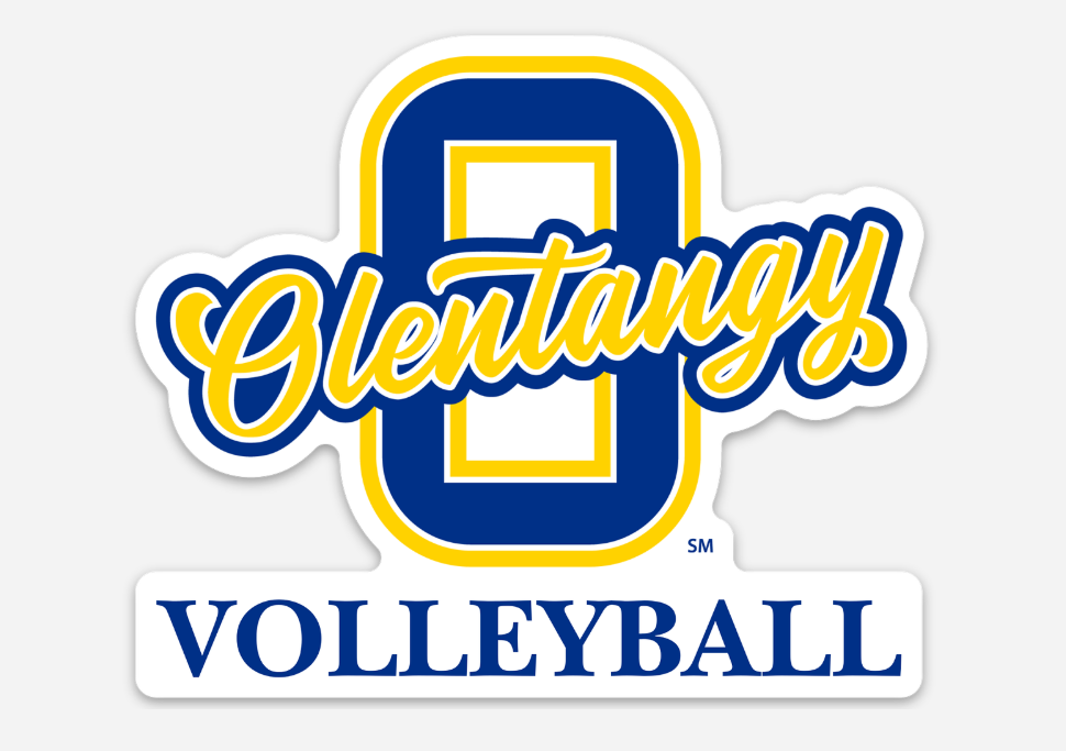 Olentangy Volleyball 4” Vinyl Sticker | Olentangy Braves Volleyball Sticker | Laptop & Water Bottle Decal