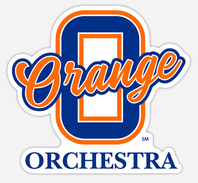 Olentangy Orange High School Orchestra 4" Sticker