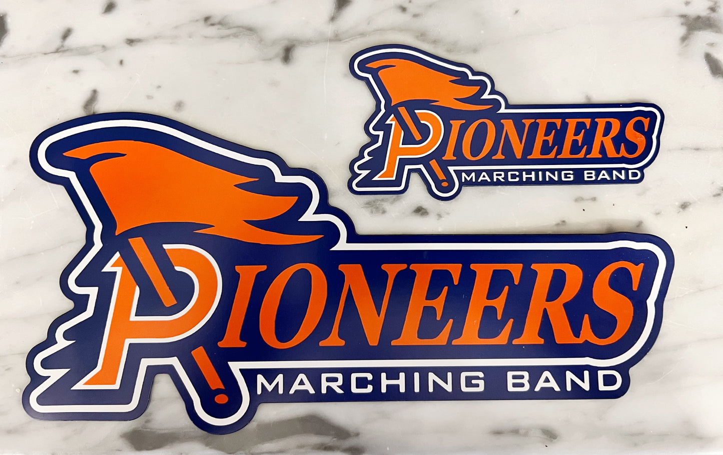 Olentangy Orange High School Marching Pioneers Car Magnet – Band Spirit Accessory (2 Sizes Available)