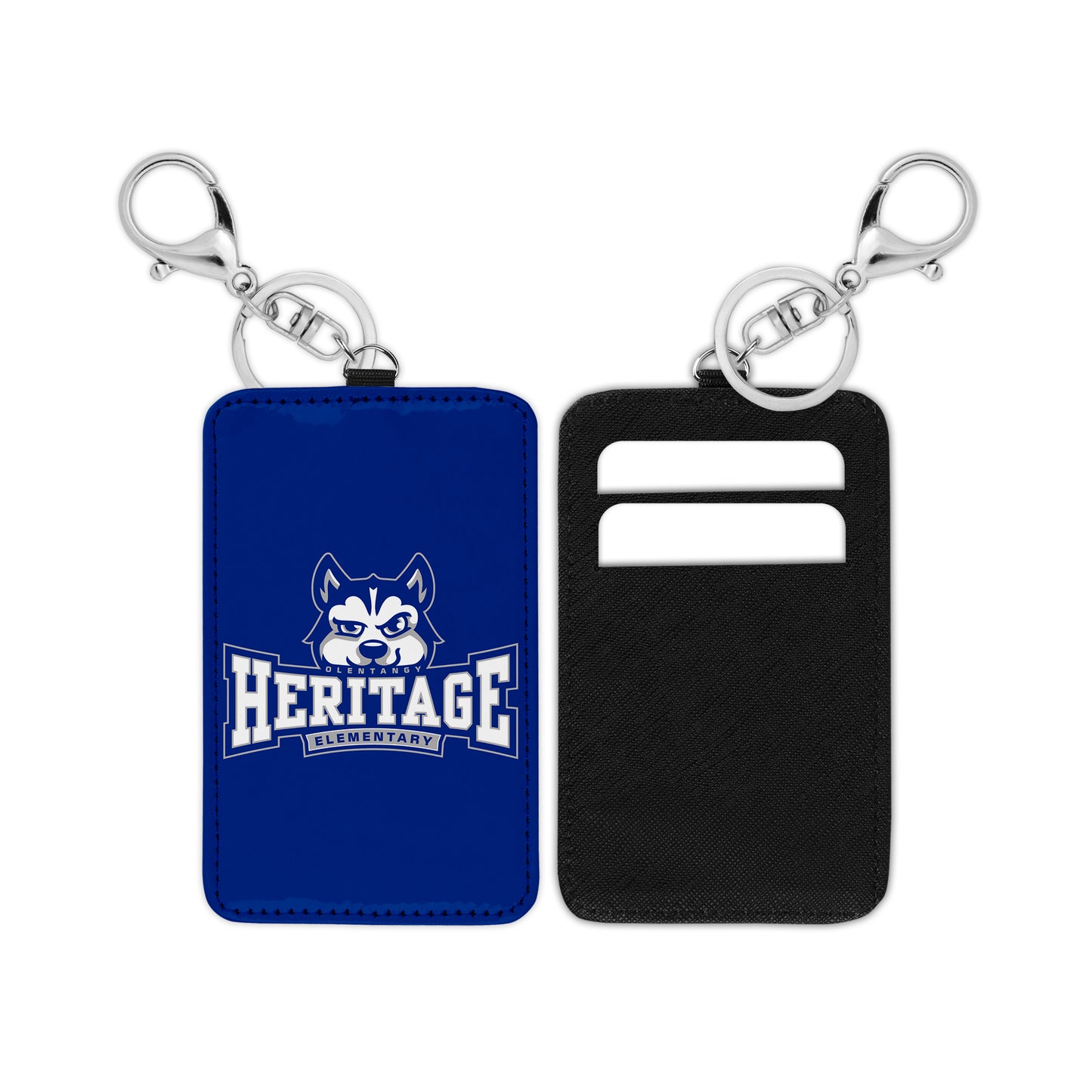Olentangy Heritage Elementary School Card Holder Keychain Wallet