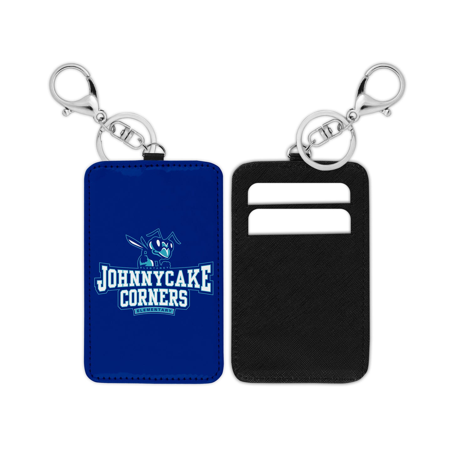 Olentangy Johnnycake Corners Elementary School Card Holder Keychain Wallet