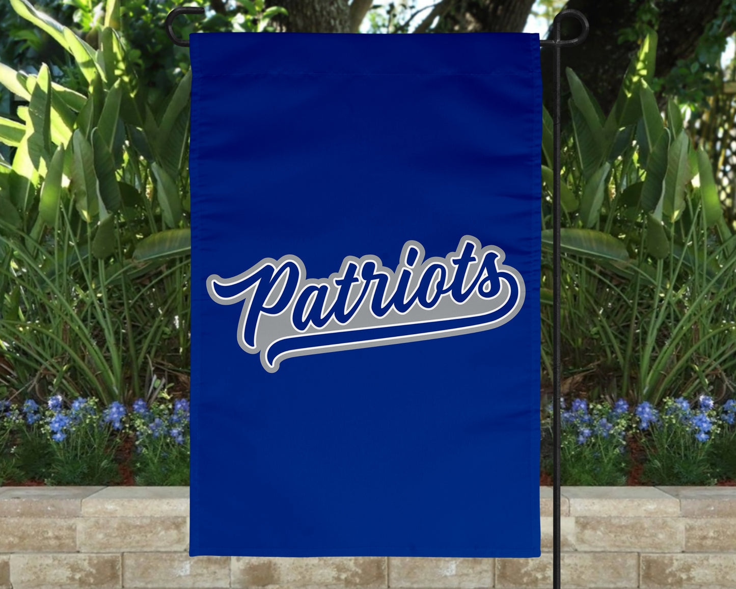 Olentangy Liberty High School Garden Flag – Patriots Spirit Yard Decor (11.8" x 17.7")