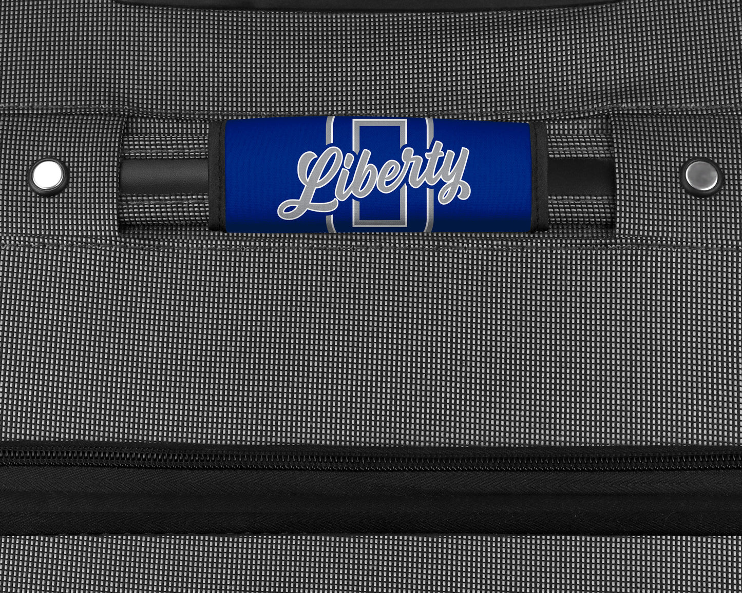 Olentangy Liberty High School Patriots Athletic Bag Tag Suitcase Spotter Handle Wrap