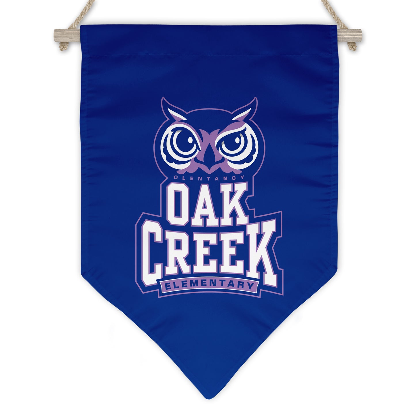 Olentangy Oak Creek Owls Door Banner – 12x18" Hanging Classroom or Office Sign