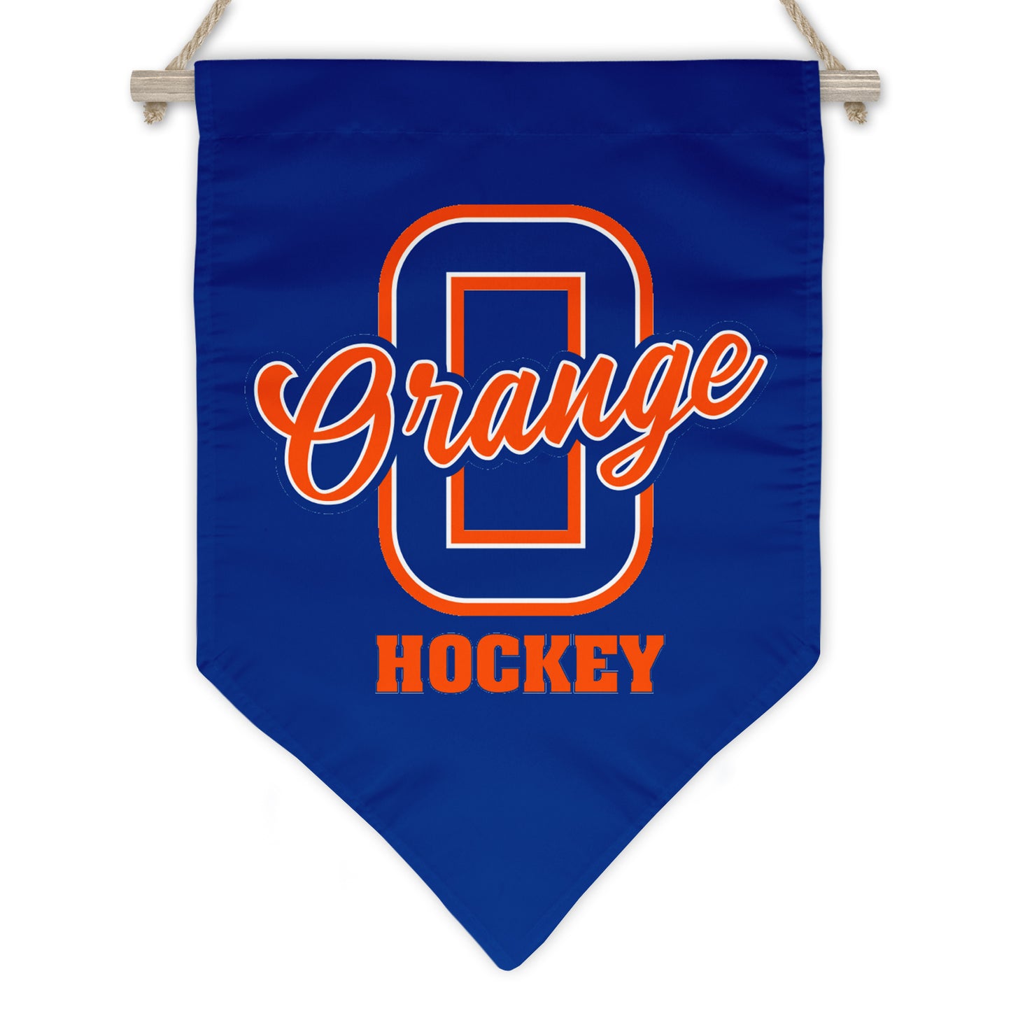 Olentangy Orange Hockey Door Banner – 12x18" School Spirit Sign for Pioneers Fans - Locker Room Banner