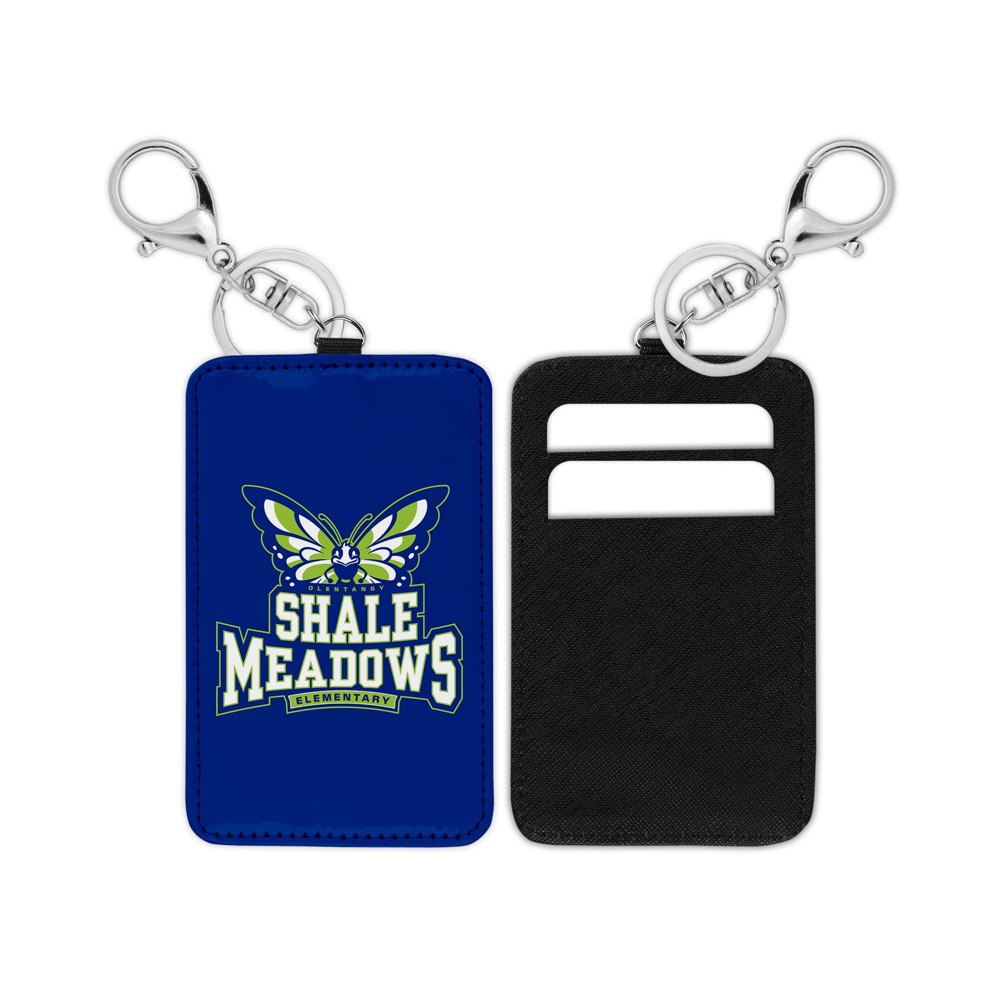 Olentangy Shale Meadows Elementary School Card Holder Keychain Wallet