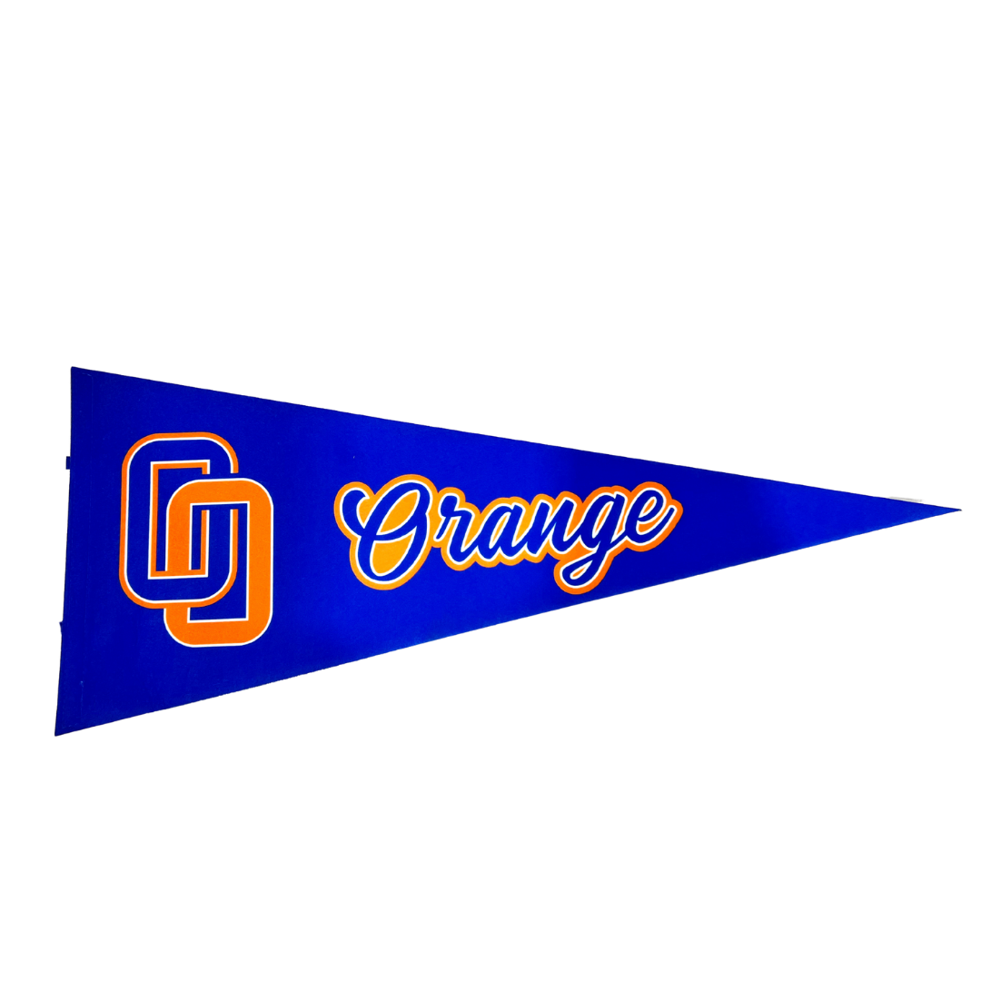 Olentangy Orange High School Felt Pennant Flag