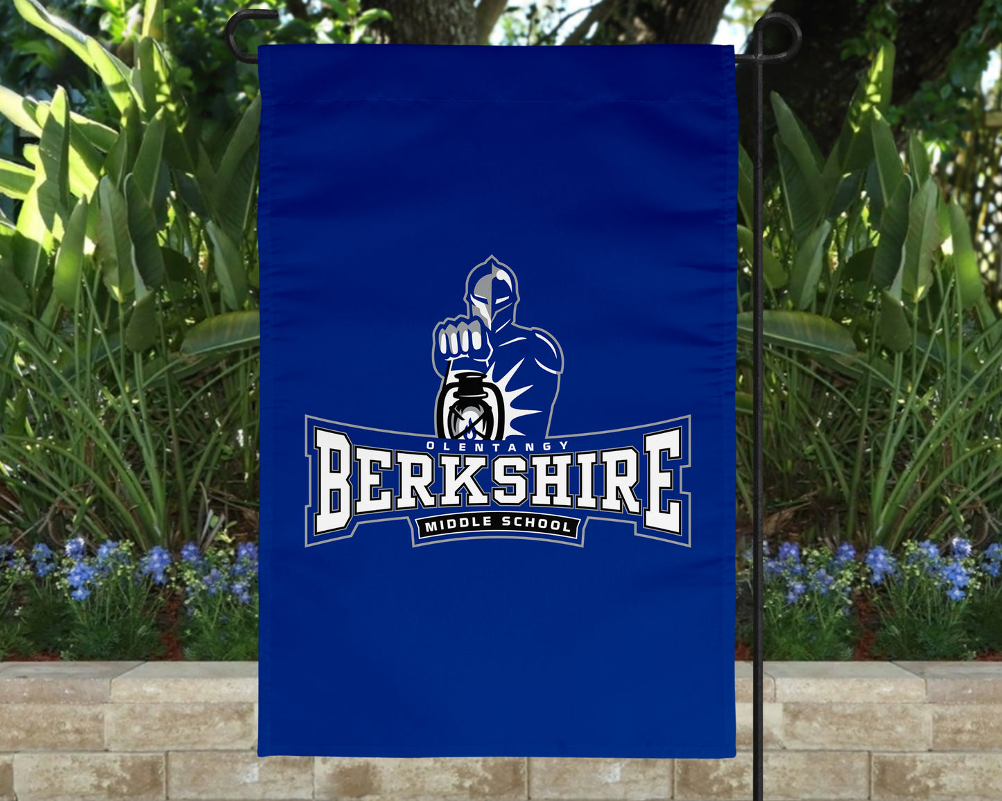 Berkshire Middle School Garden Flag – Sentinels Yard Decor (11.8" x 17.7")