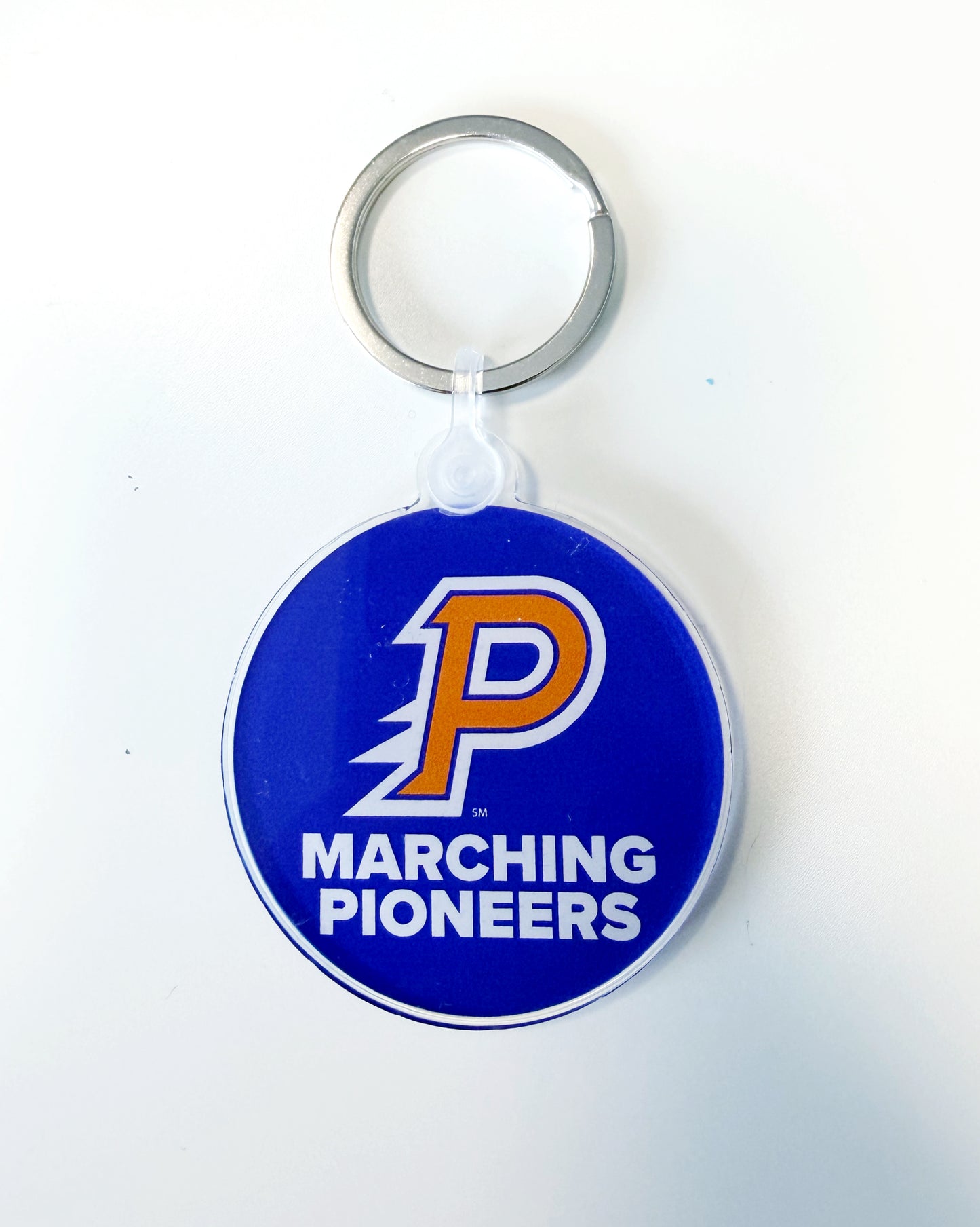 Olentangy Orange High School Marching Pioneers Acrylic Keychain Bag Tag