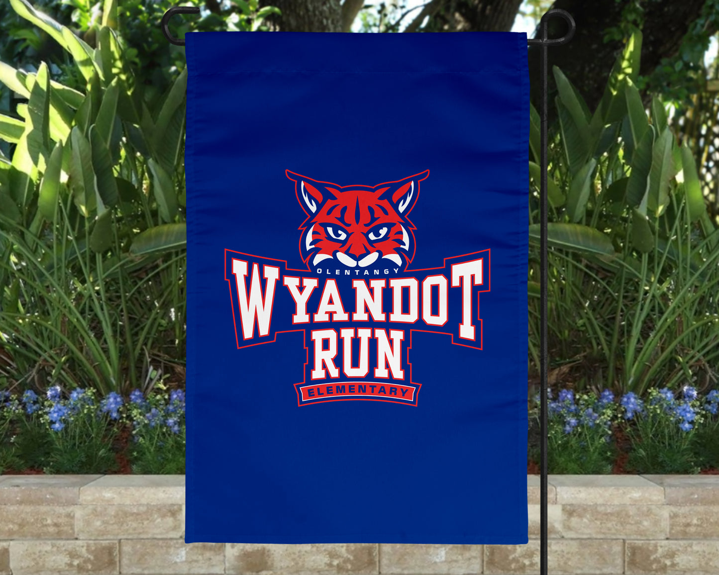 Wyandot Run Elementary Garden Flag – Wildcats Yard Decor (11.8" x 17.7")