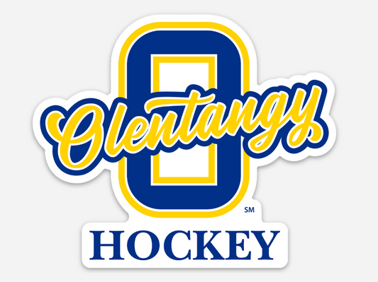 Olentangy Hockey 4” Vinyl Sticker | Olentangy Braves Hockey Sticker | Laptop & Water Bottle Decal