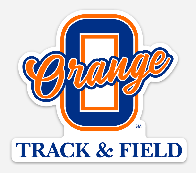 Olentangy Orange Track & Field 4” Vinyl Sticker | Orange Pioneers Track Sticker | Laptop & Water Bottle Decal