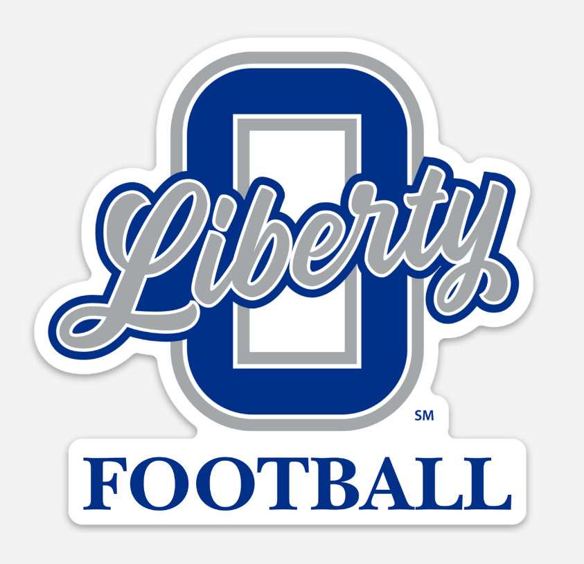 Olentangy Liberty Football 4” Vinyl Sticker | Liberty Patriots Football Sticker | Laptop & Water Bottle Decal