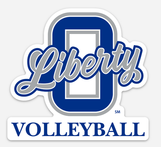 Olentangy Liberty Volleyball 4” Vinyl Sticker | Liberty Patriots Volleyball Sticker | Laptop & Water Bottle Decal