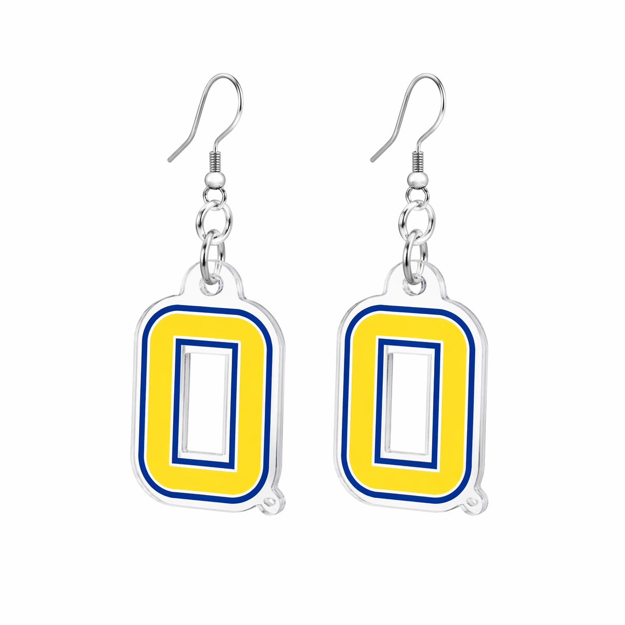 Olentangy High School Braves Logo Spirit Earrings