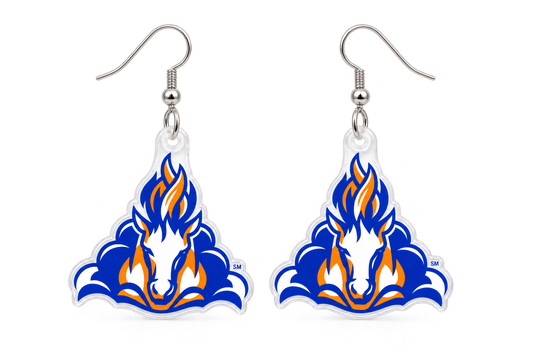Olentangy Orange Middle School Trailblazers Earrings