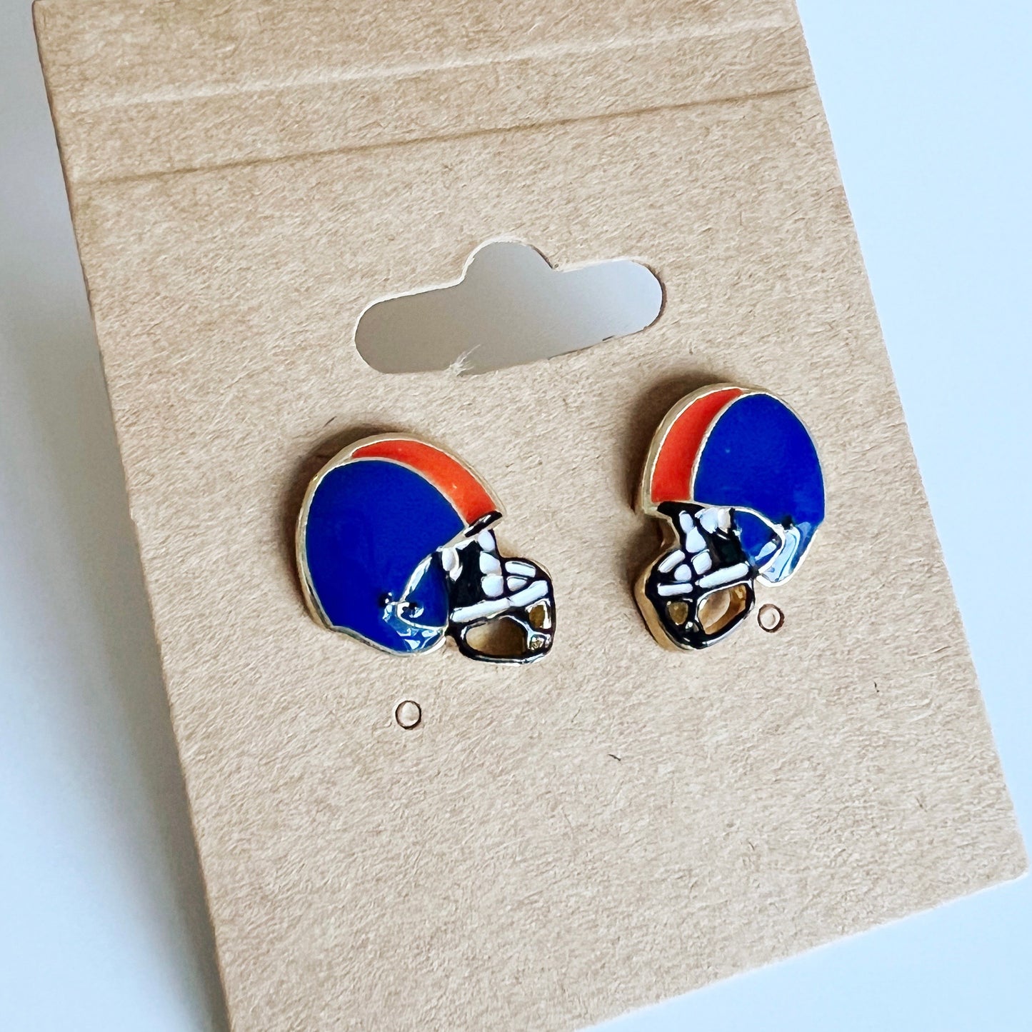 Olentangy Orange High School Football Earrings