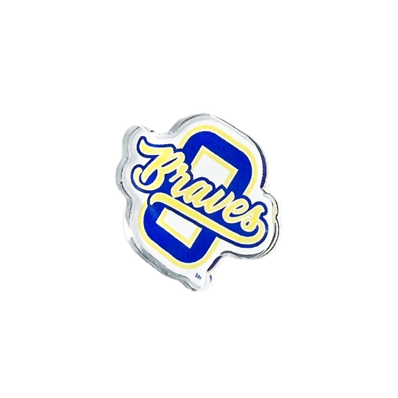 Olentangy High School Braves Acrylic Lapel Pin Button