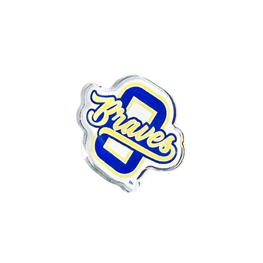 Olentangy High School Braves Acrylic Lapel Pin Button