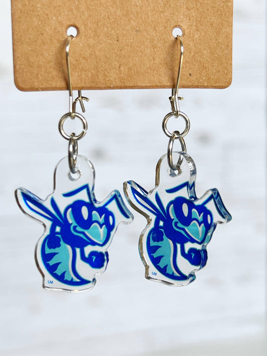 Olentangy Johnnycake Corners Elementary School Jackets Earrings