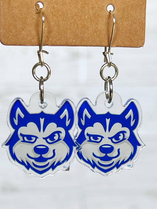 Olentangy Heritage Elementary School Huskies Earrings