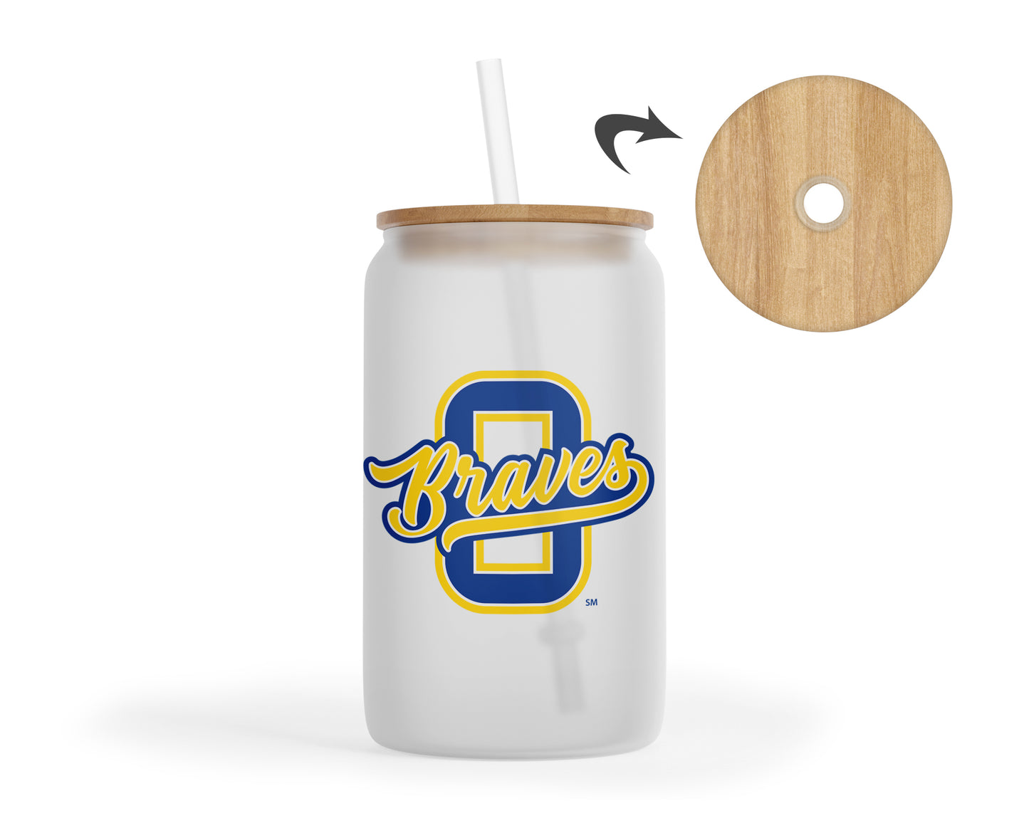 Olentangy High School Glass Iced Coffee Tumbler