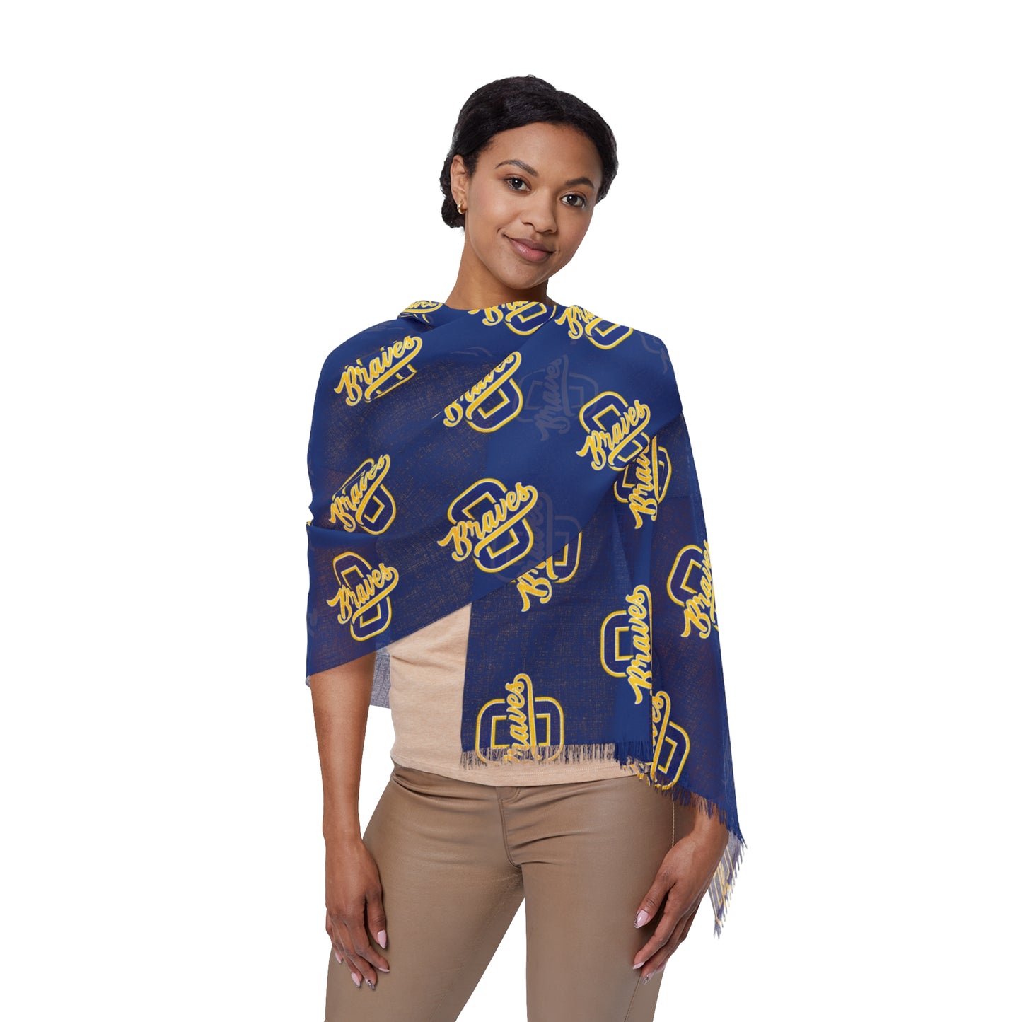 Olentangy High School Braves Travel Scarf Wrap Pashmina