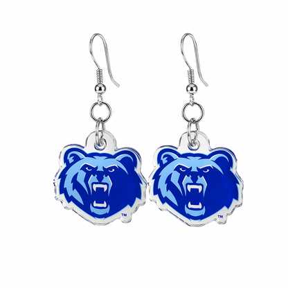 Olentangy Berlin High School Bears Logo Spirit Earrings