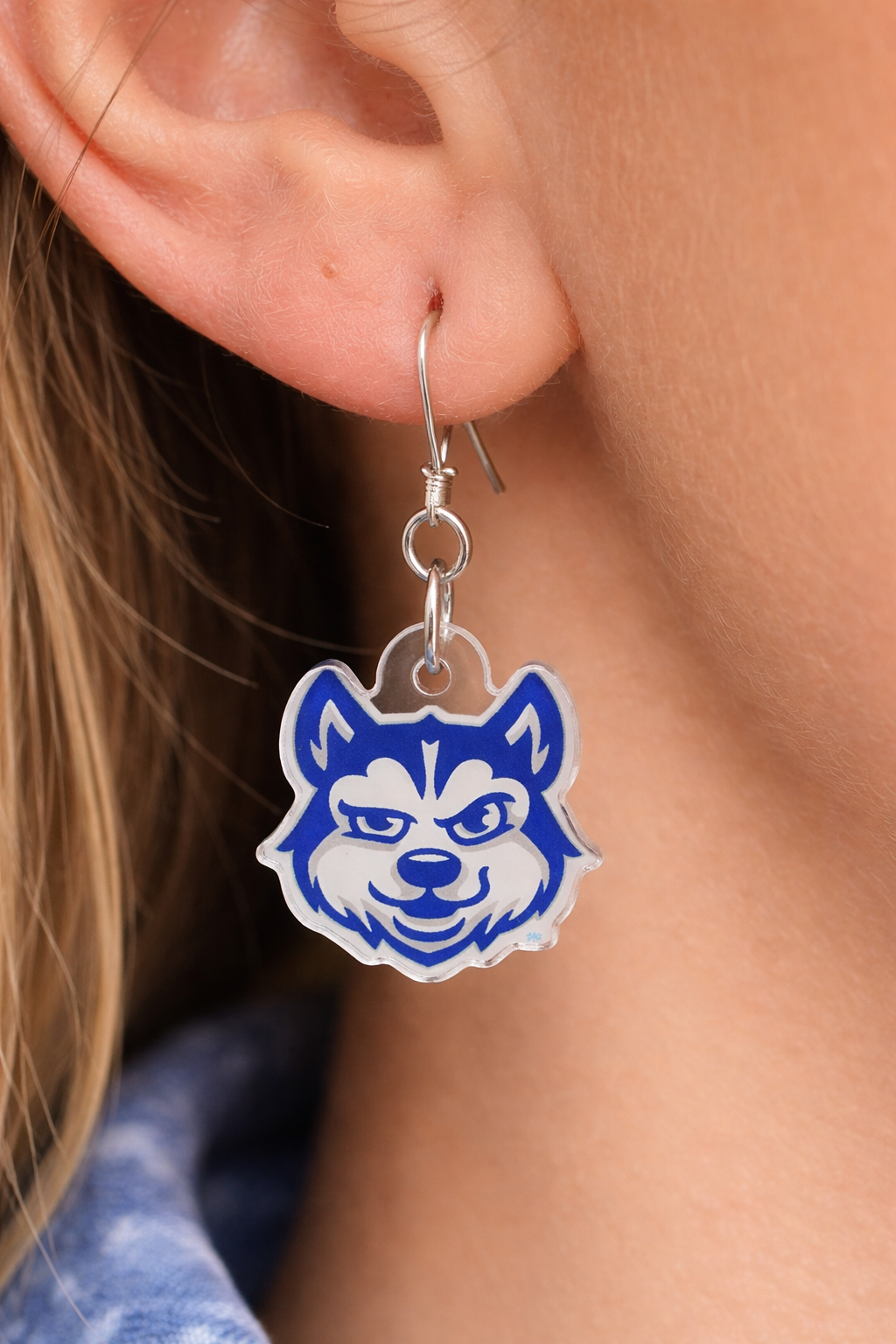 Olentangy Heritage Elementary School Huskies Earrings
