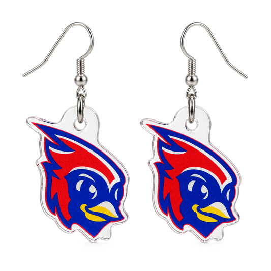 Olentangy Alum Creek Elementary School Cardinals Mascot Earrings
