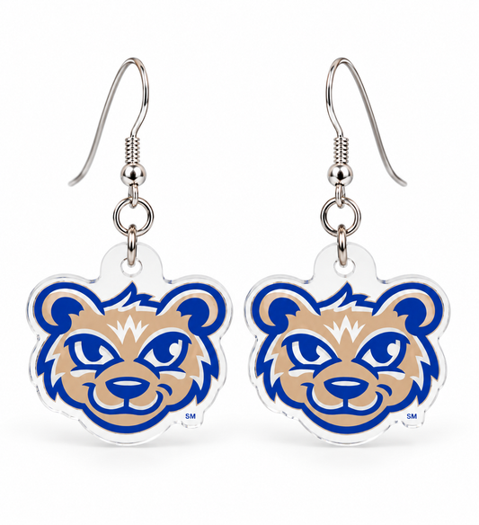 Olentangy Cheshire Elementary School Cubs Mascot Earrings