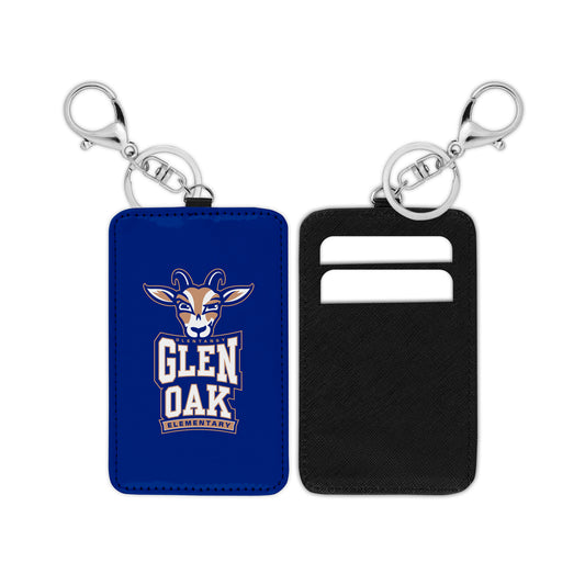 Olentangy Glen Oak Elementary School Card Holder Keychain Wallet
