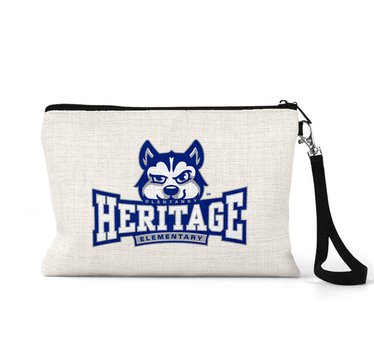 Olentangy Heritage Elementary School Wristlet Electronics Pouch Travel Pouch