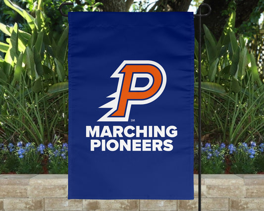 Olentangy Orange Marching Pioneers Garden Flag – Band Yard Decor (11.8" x 17.7")