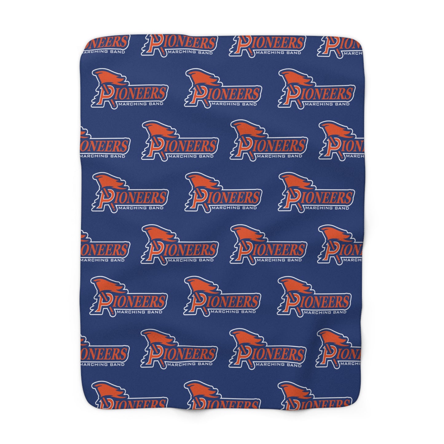 Olentangy Orange High School Marching Pioneers Sherpa Fleece Blanket