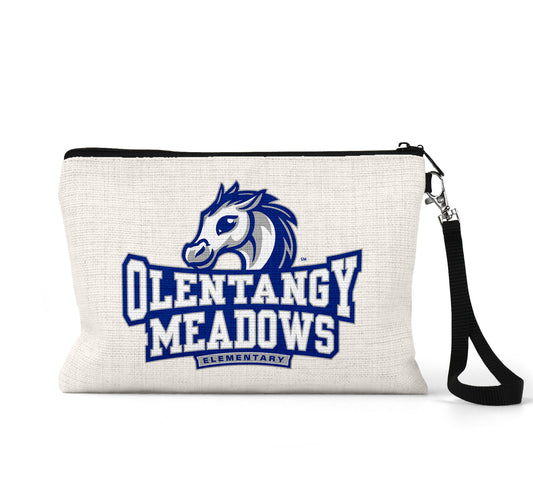 Olentangy Meadows Elementary School Wristlet Electronics Pouch Travel Pouch