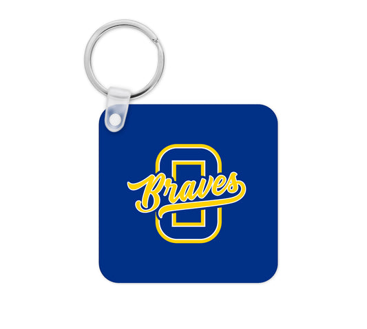 Olentangy High School Vegan Leather Keychain