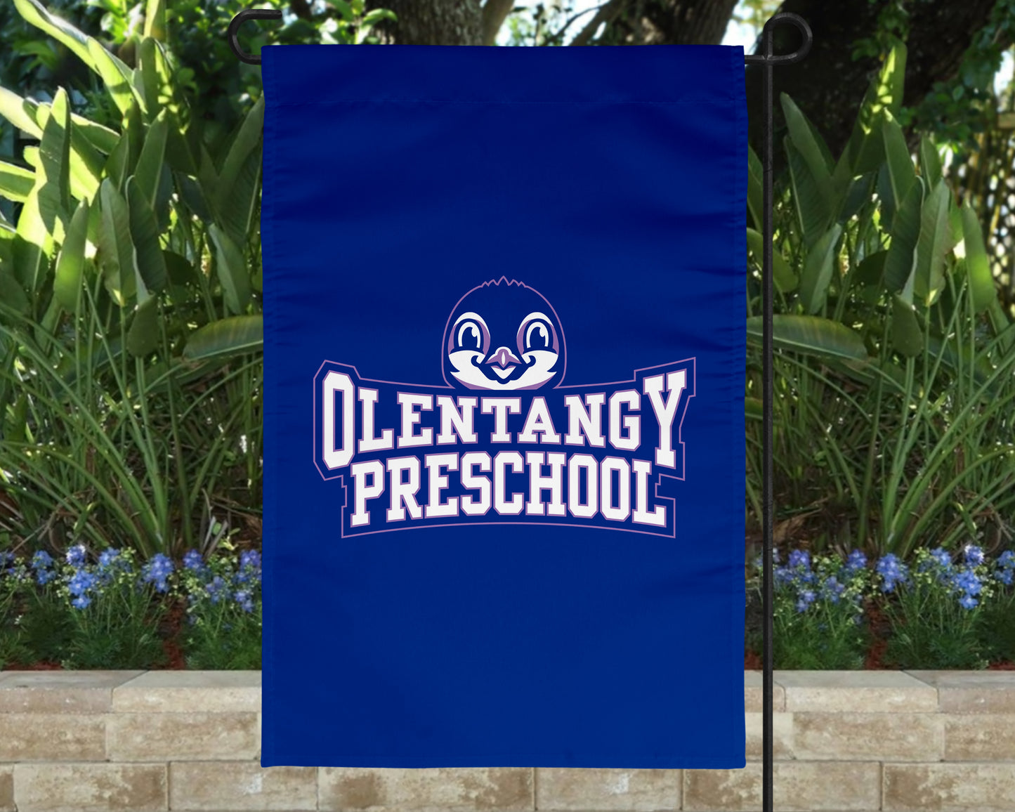 Olentangy Preschool Logo Garden Flag Yard Flag Outdoor Flag