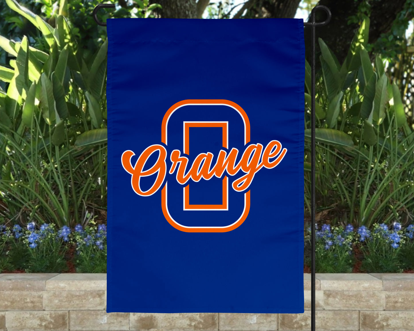 Olentangy Orange Logo Garden Flag Yard Flag Outdoor Flag