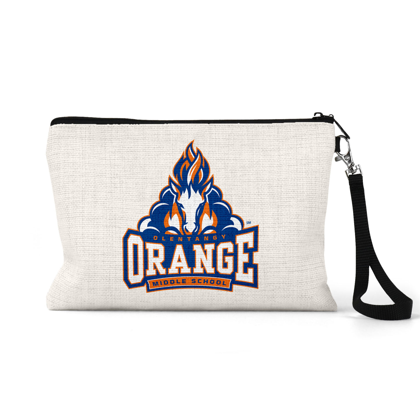 Olentangy Orange Middle School Wristlet Electronics Pouch Travel Pouch