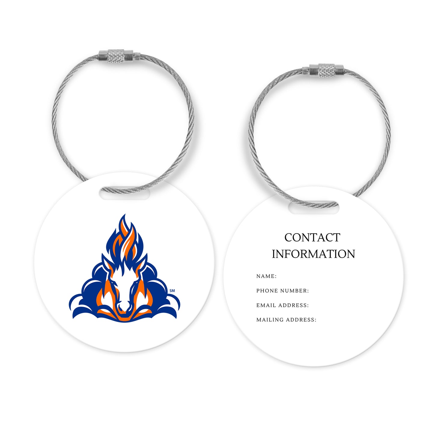 Olentangy Orange Middle School Athletic Bag Tag Luggage Tag