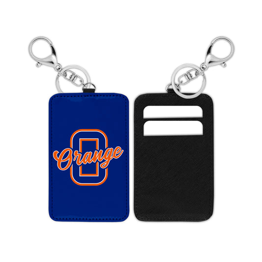Olentangy Orange High School Card Holder Keychain Wallet
