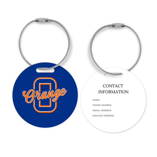 Olentangy Orange High School Pioneers Athletic Bag Tag Luggage Tag