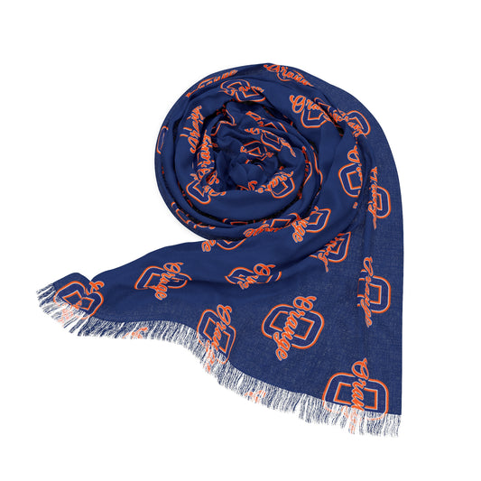 Olentangy Orange High School Pioneers Travel Scarf Wrap Pashmina