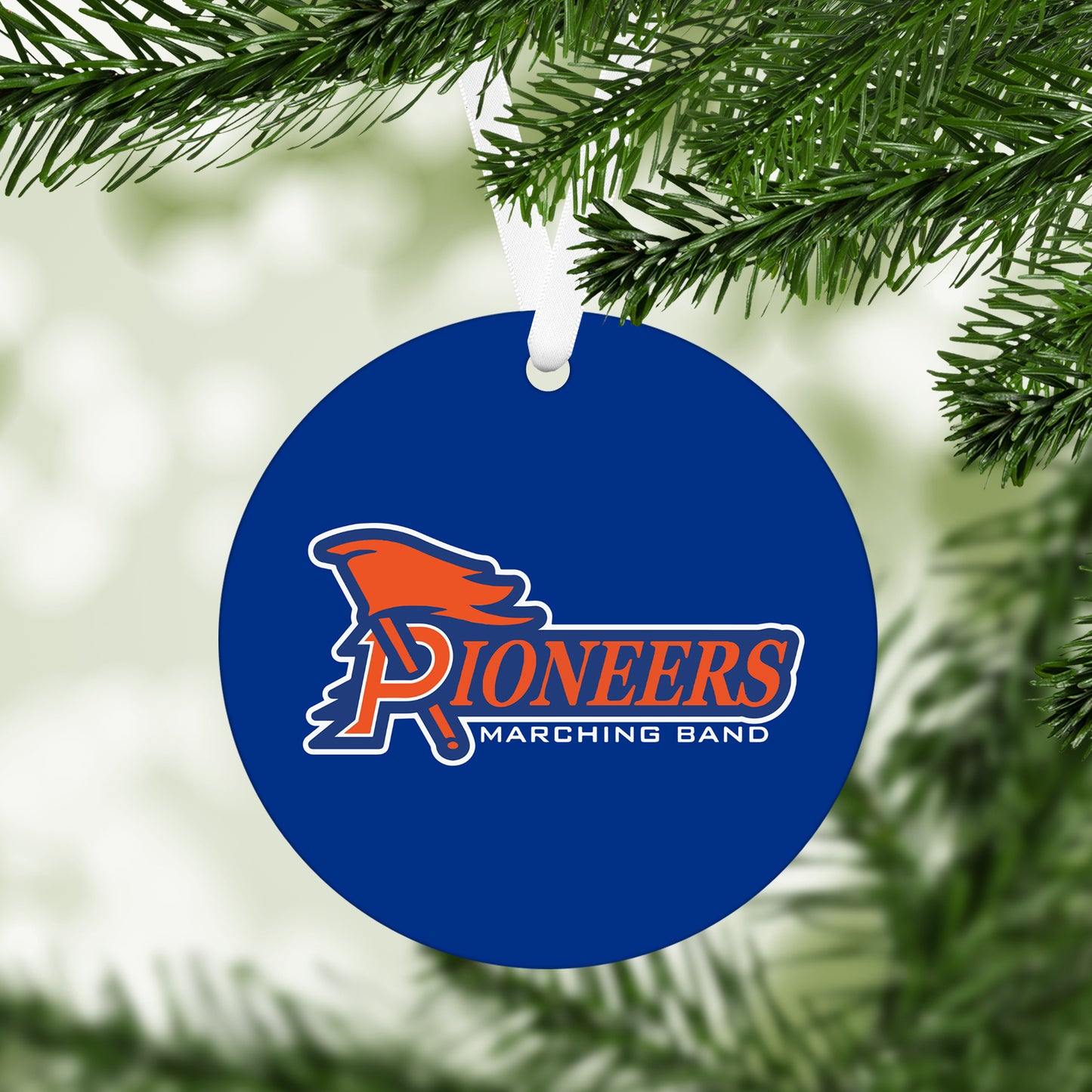 Olentangy Orange High School Marching Pioneers Christmas Ornament