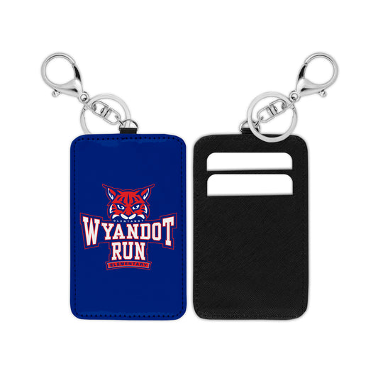 Olentangy Wyandot Run Elementary School Card Holder Keychain Wallet