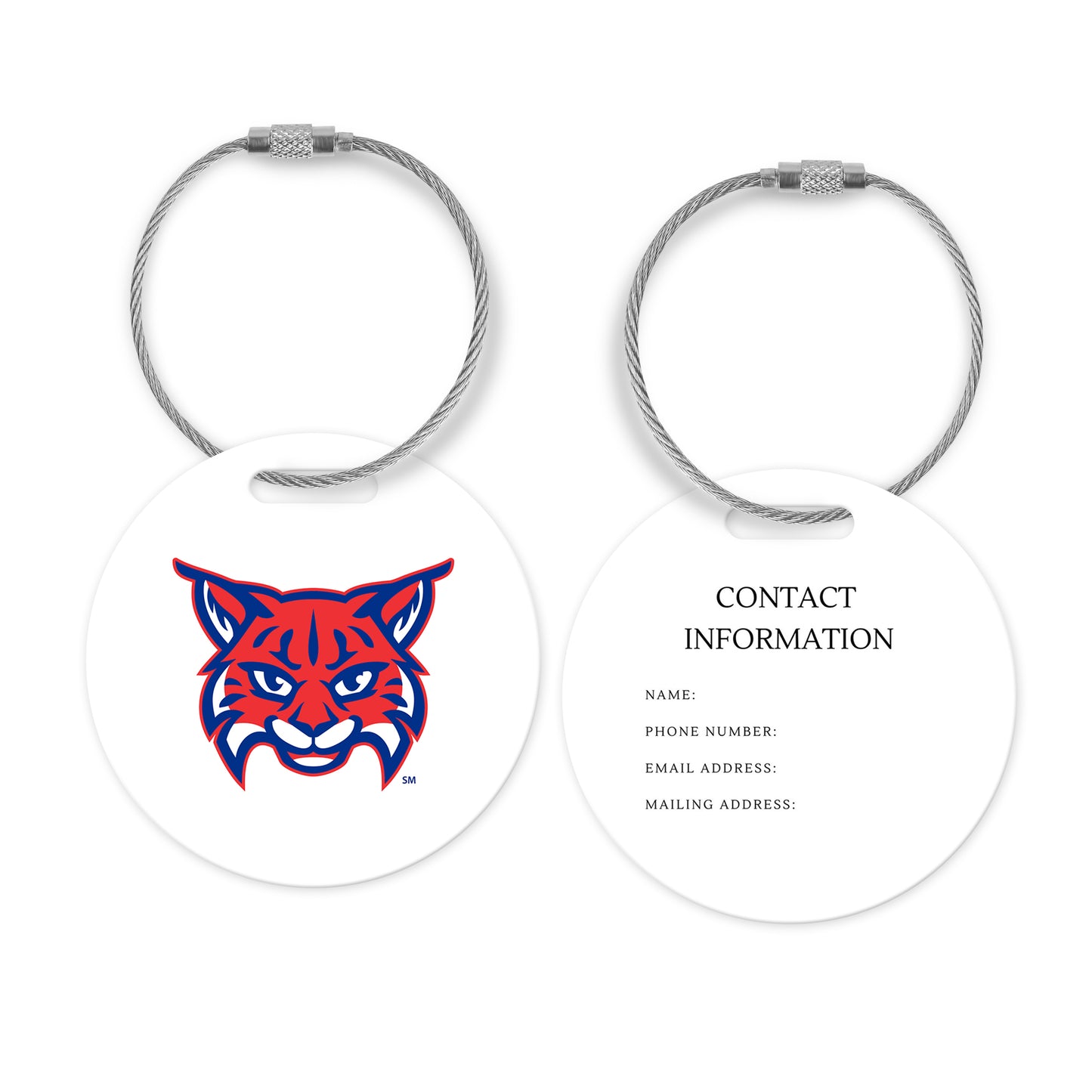 Olentangy Wyandot Run Elementary School Athletic Bag Tag Luggage Tag