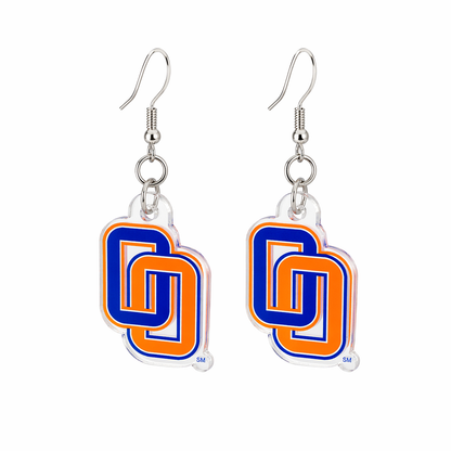 Olentangy Orange High School Pioneers Logo Spirit Earrings