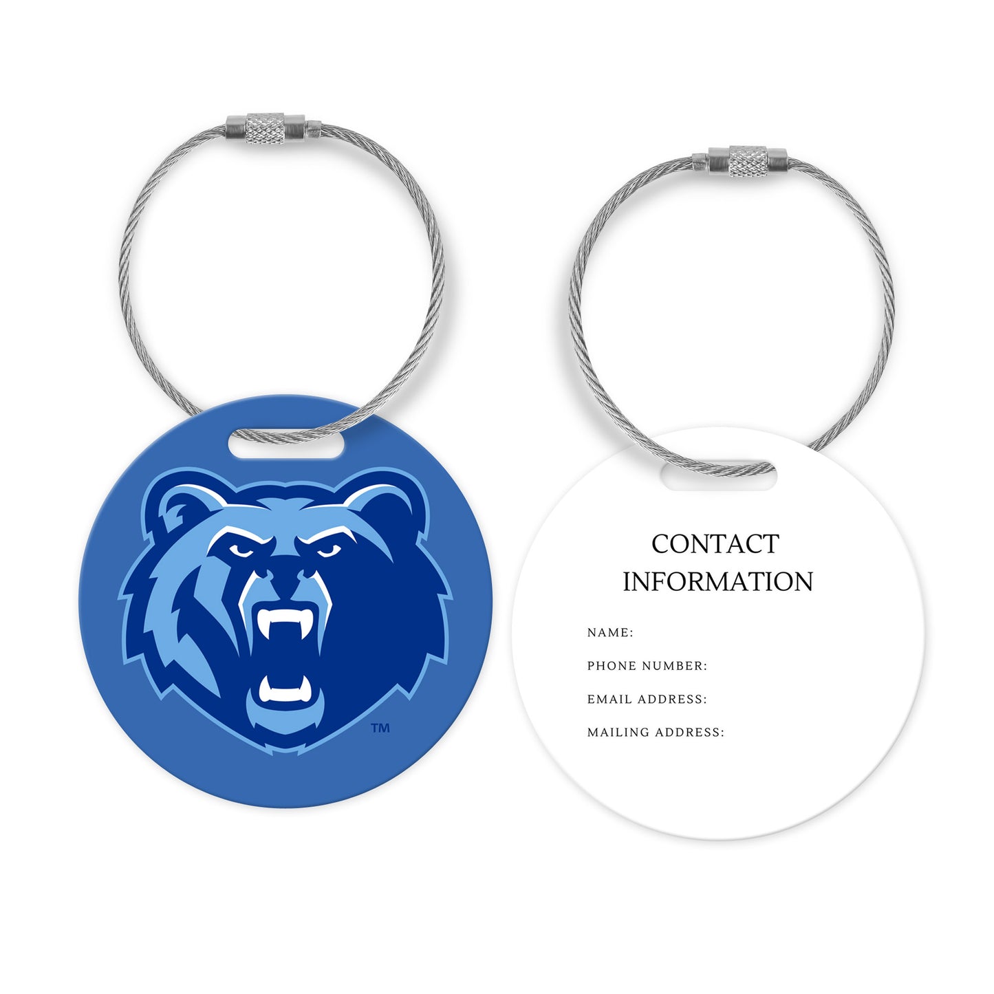 Olentangy Berlin High School Bears Athletic Bag Tag Luggage Tag