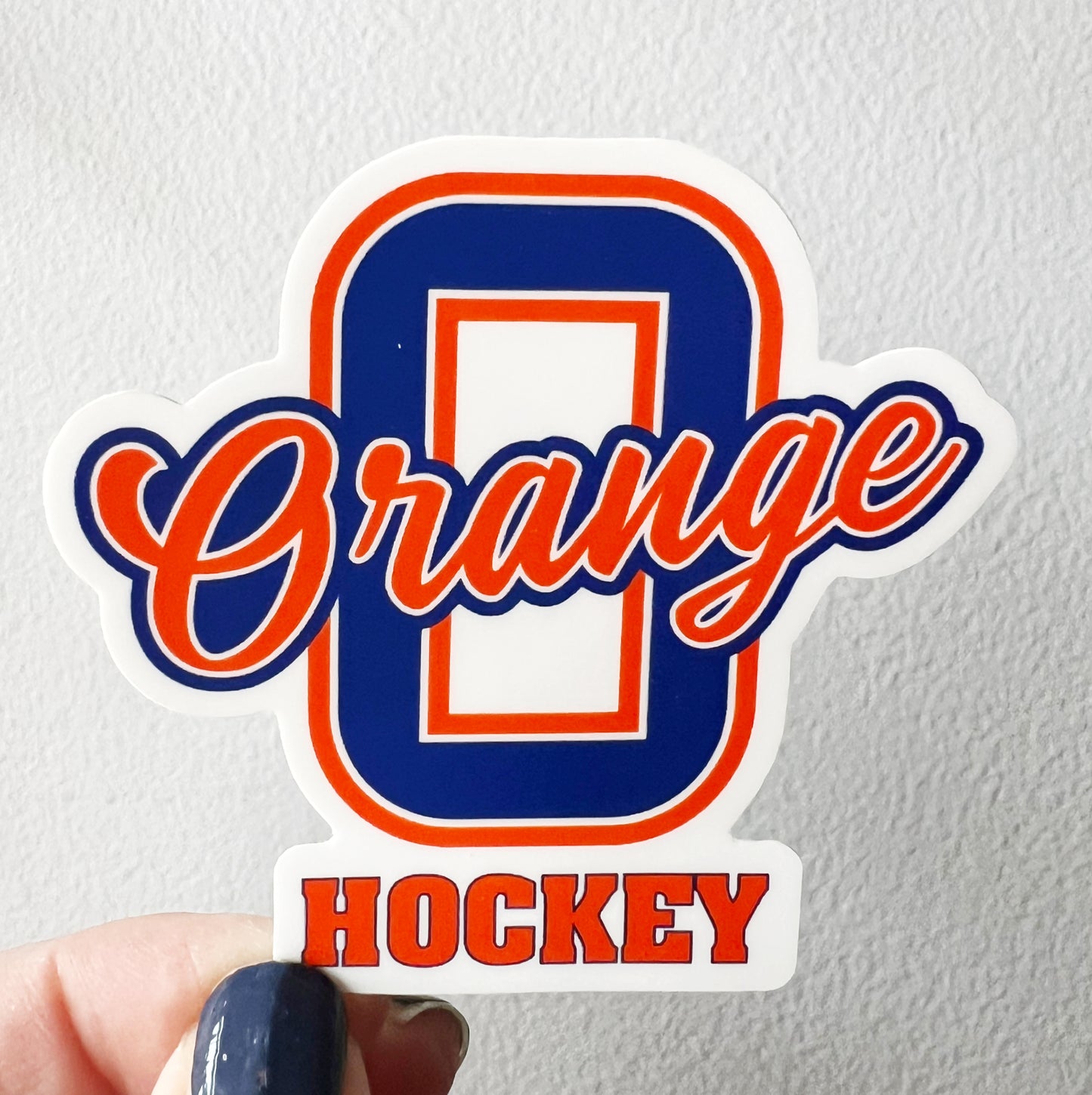 Olentangy Orange High School Hockey Vinyl Sticker